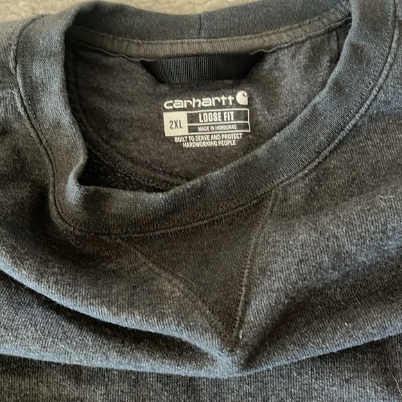 Carhartt Gray Crewneck Size 2xl - Picture 4 of 4